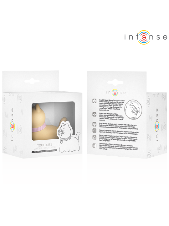 INTENSE ESTIMULADOR PUPPY LENGUA ROTADORA 360º PARA CLITORIS AMARILLO